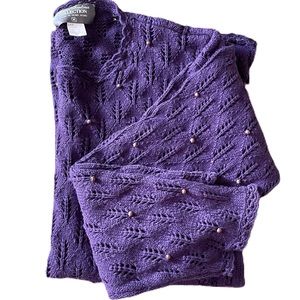 Marisa Christina Collection purple sweater